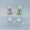 Gold Transparent Plastic Cosmetic Airless Pump Bottles Vacuum Packaging 30ML